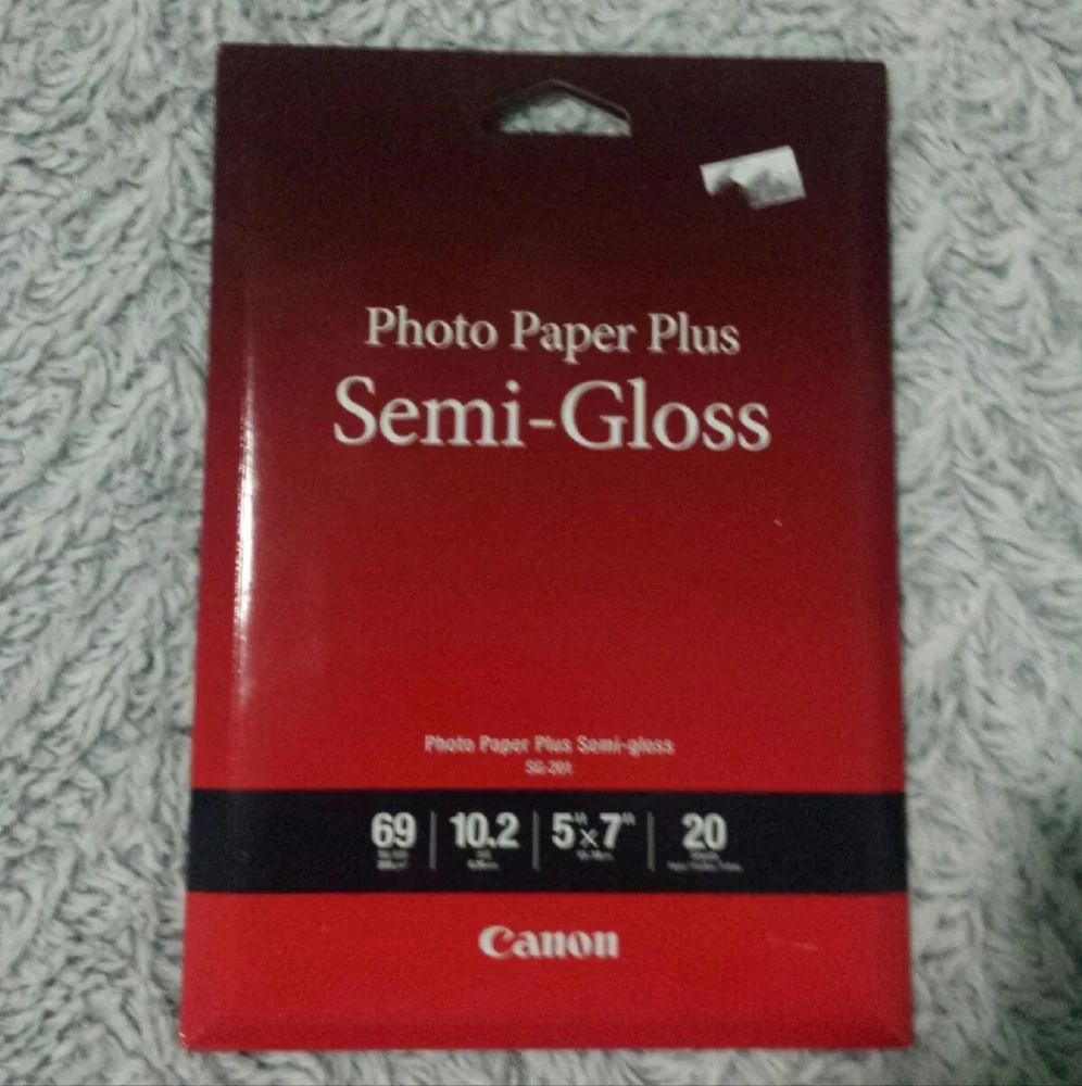 Canon Semi-Gloss photo paper